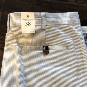 NWT American Heritage seersucker shorts size 38
